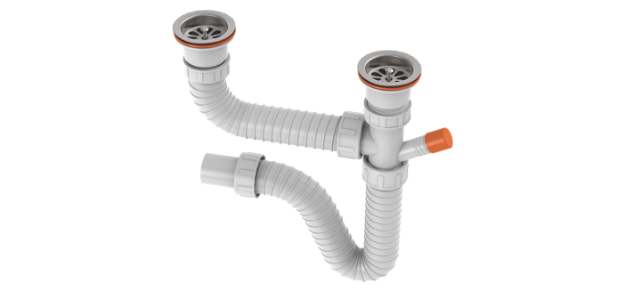 Sifon 2/2 sudopere ISAFLEX 2203